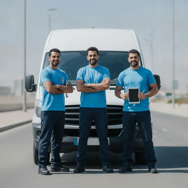 Taxi team in Abu Dhabi